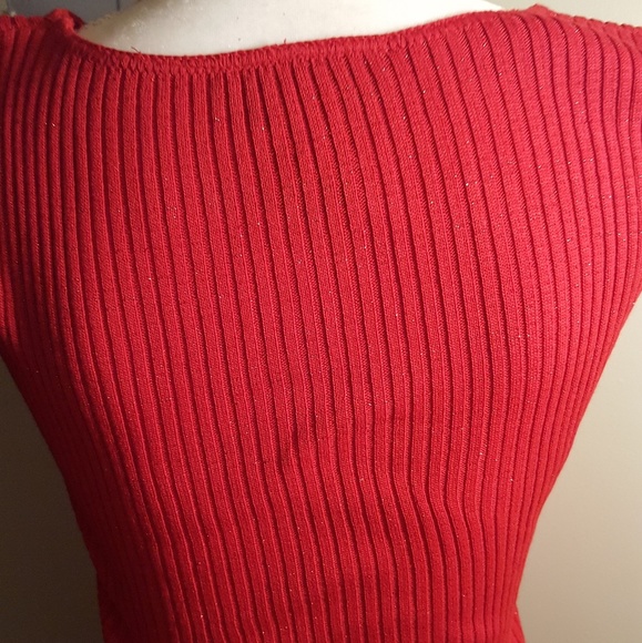 CHRISTMAS DRESS W CARDIGAN SIZE MED - Picture 4 of 6